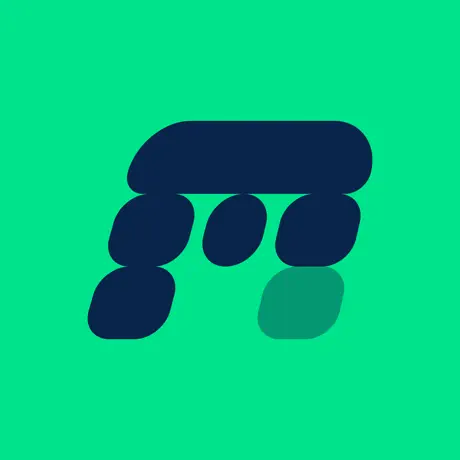 MUVN Logo auf grünem Hintergrund