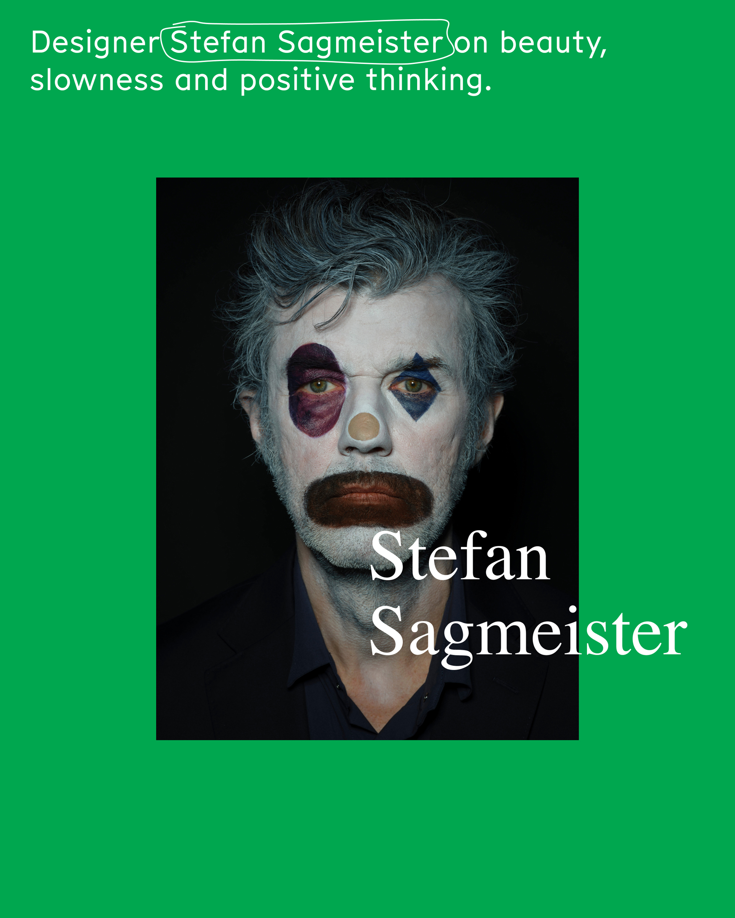 Ein Portrait, das Stefan Sargmeister zeigt