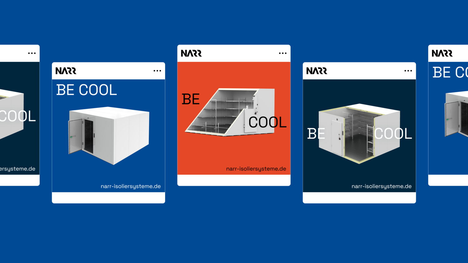 Social media performance campaign featuring various creatives.