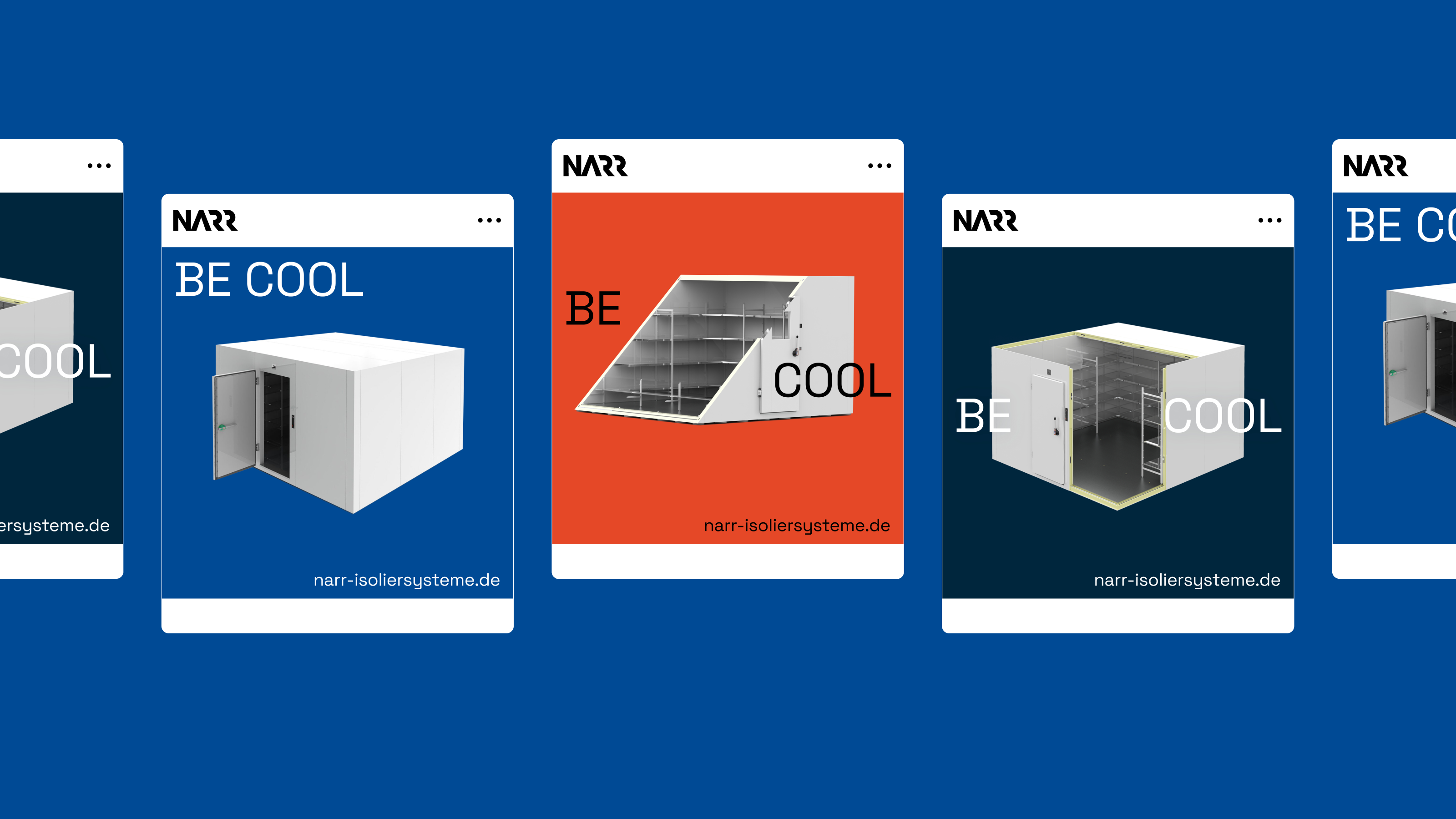 Social media performance campaign featuring various creatives.