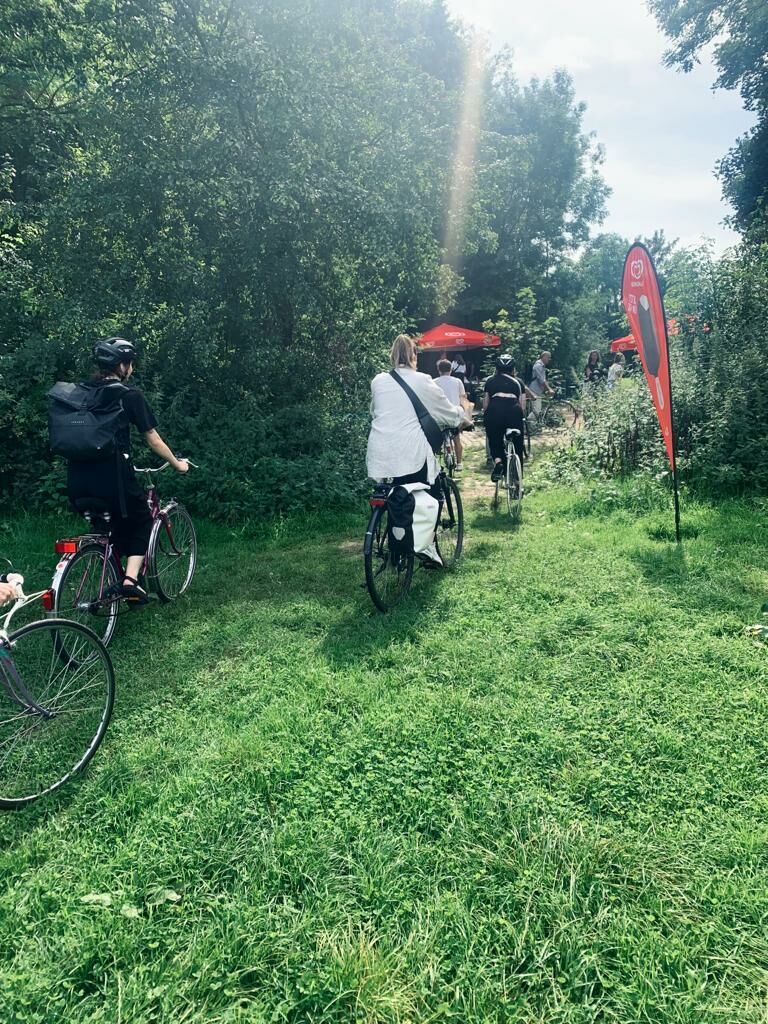 Radausflug mit dem Team